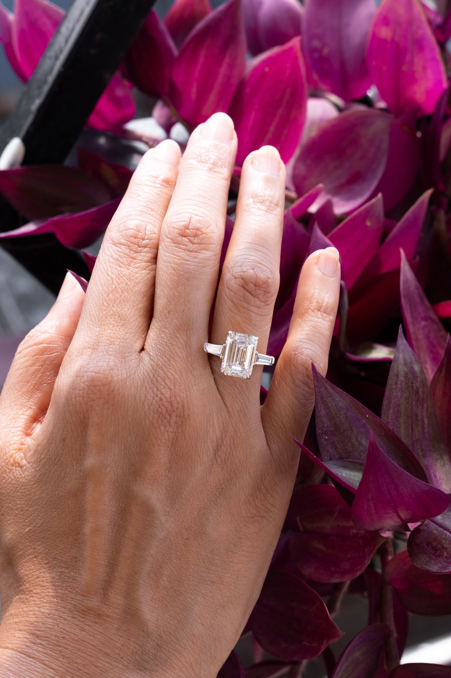 4 ct Emerald Cut Solitaire Ring