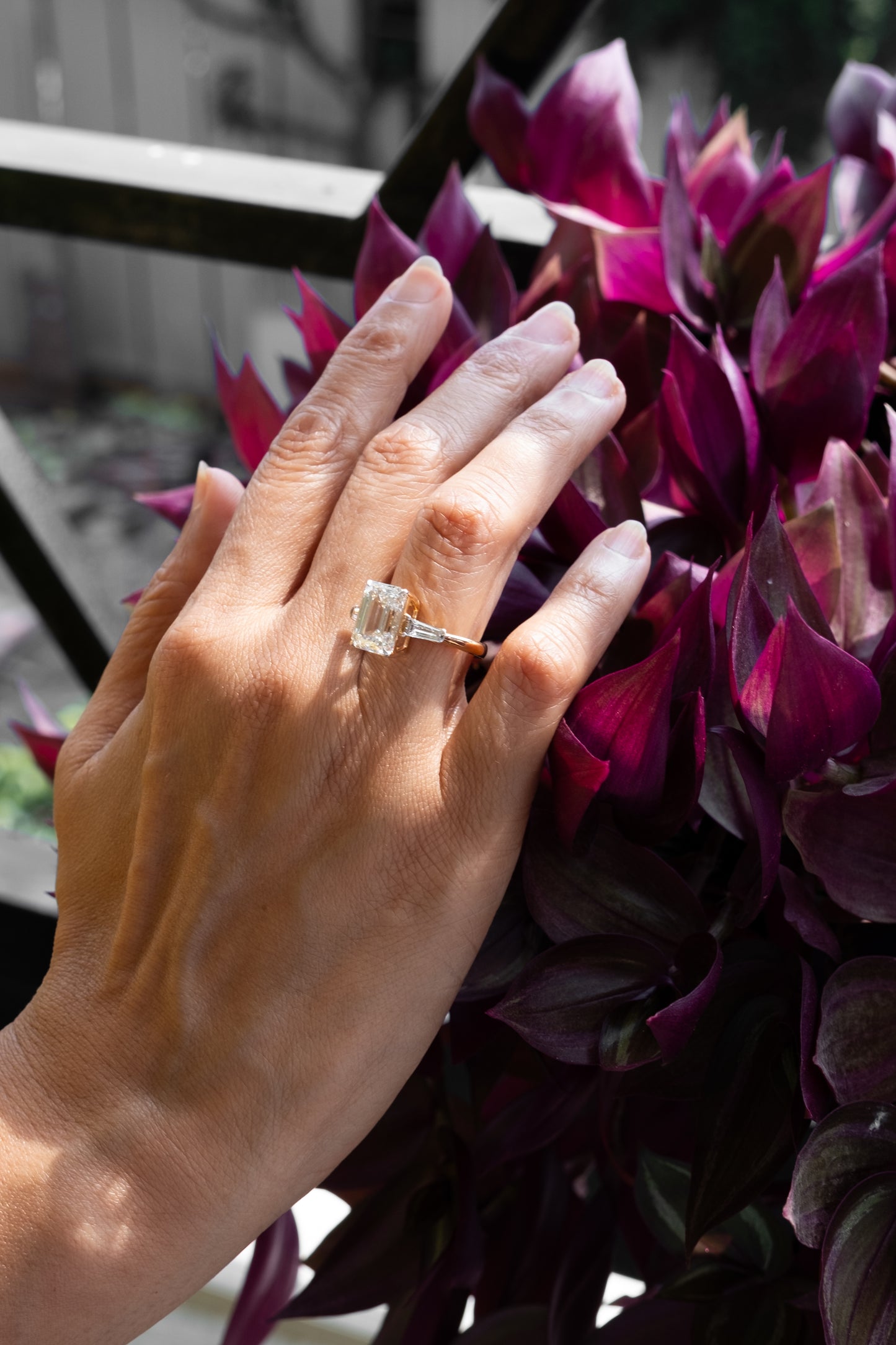 4 ct Emerald Cut Solitaire Ring