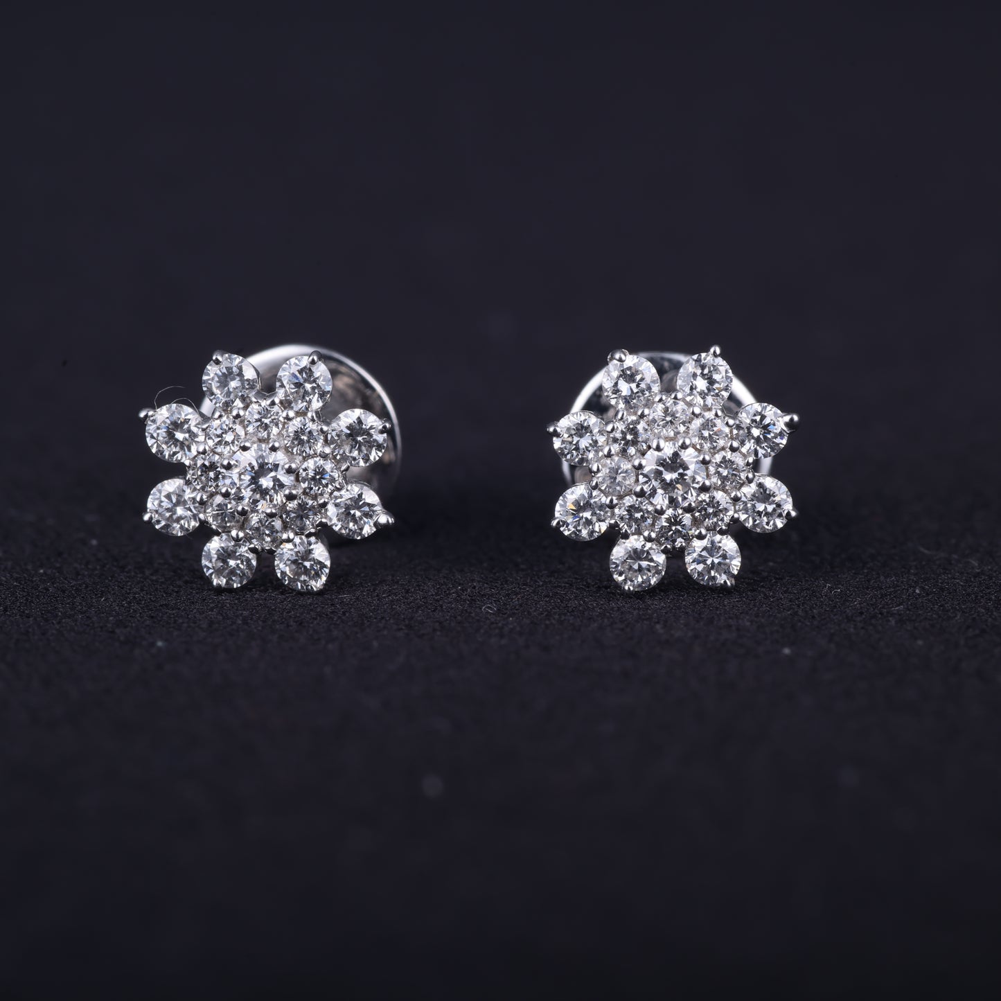 Dainty Cluster Earrings
