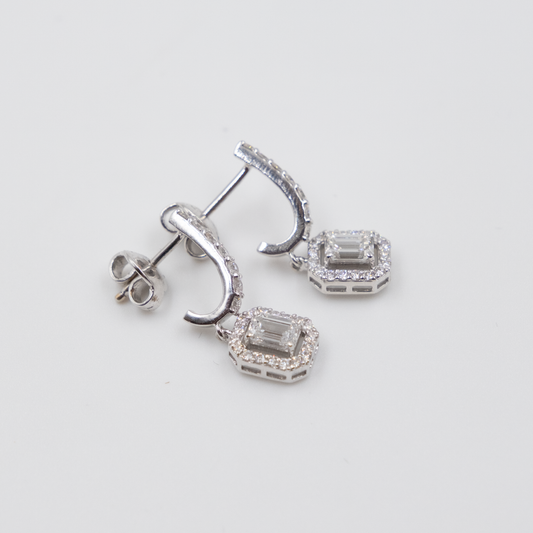 Emerald Drop Bali Earring