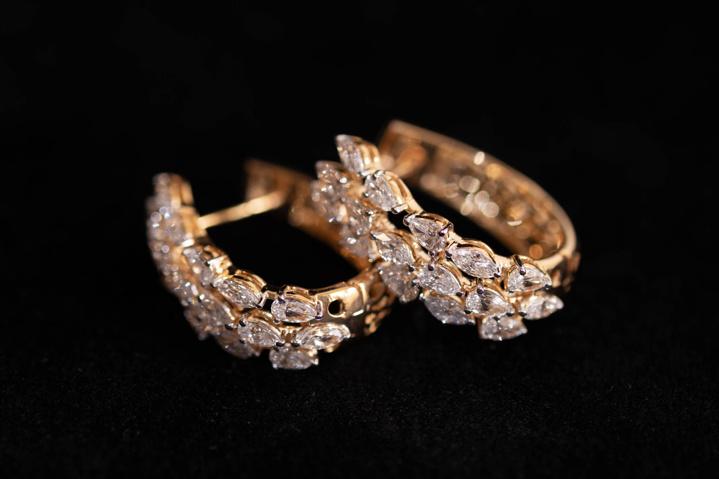 Pear, Marquise Huggie