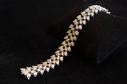 Pears, Marquise Thick Bracelet