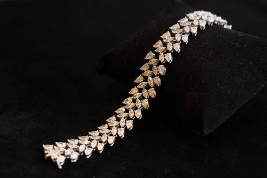 Pears, Marquise Thick Bracelet