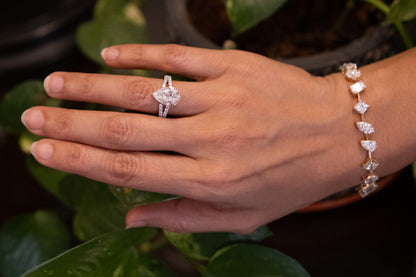 3 ct Pear Solitaire Ring