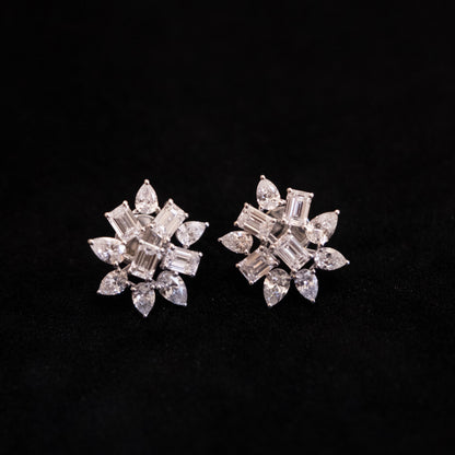Geometric Cluster Earring