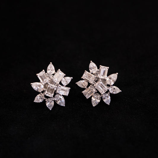 Geometric Cluster Earring
