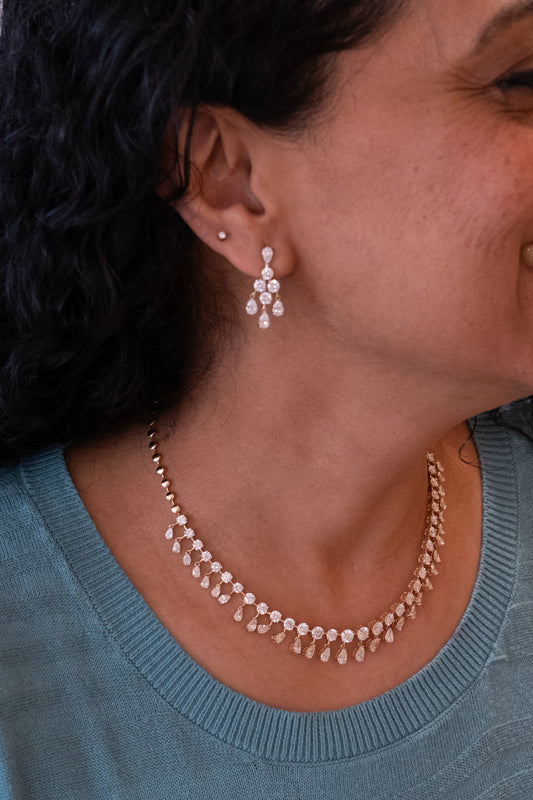 Diamond Dangler Earring