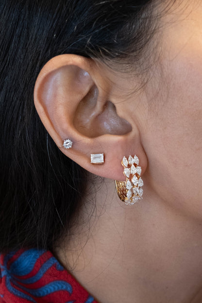 Pear, Marquise Huggie