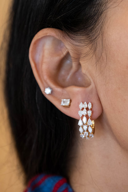 Pear, Marquise Huggie