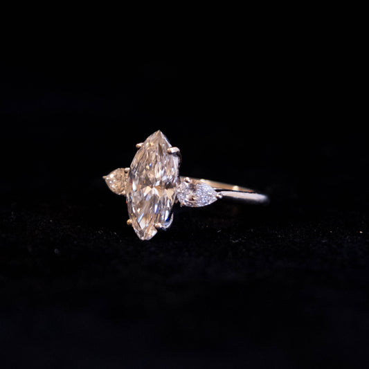2.5 carat Marquise Solitaire Ring