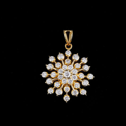Sunburst Traditional Pendant