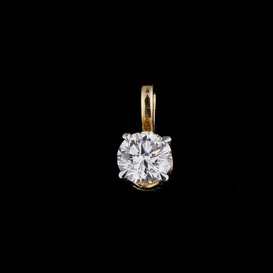 50 cent Round Pendant