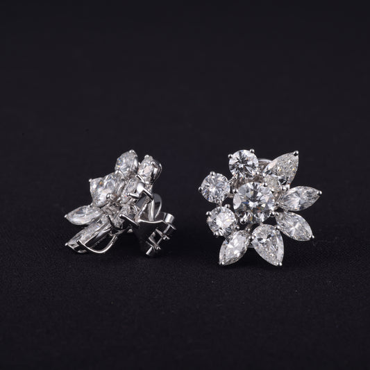 Floral Cluster Earring